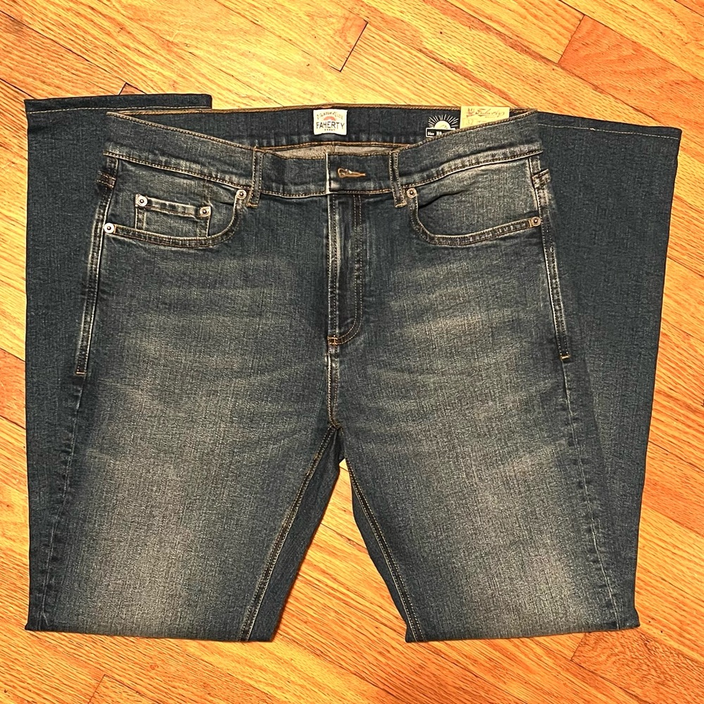 Faherty Men’s Slim/Straight Denim Jeans 32x31